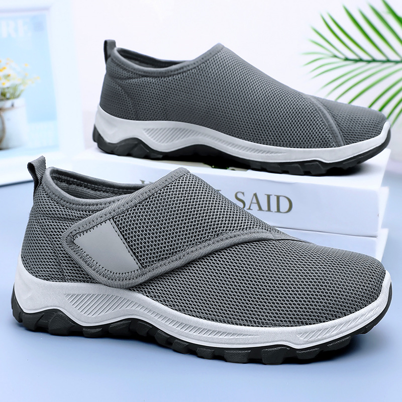 Men Shoes Velcro - Nowe męskie buty z siateczki na