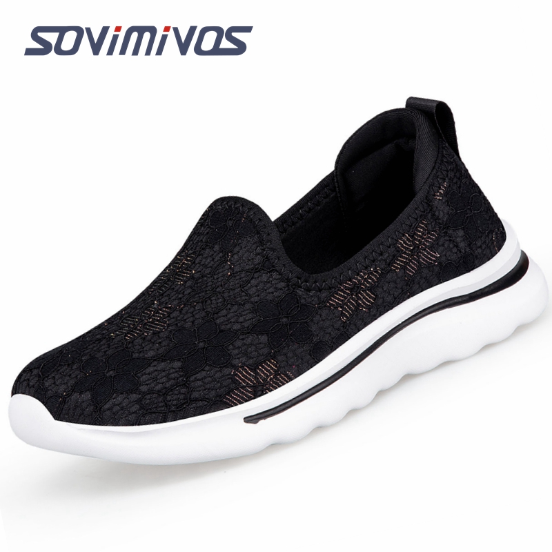 Mesh Trainer Breathable - Wysokiej jakości damskie płaskie buty, modne,