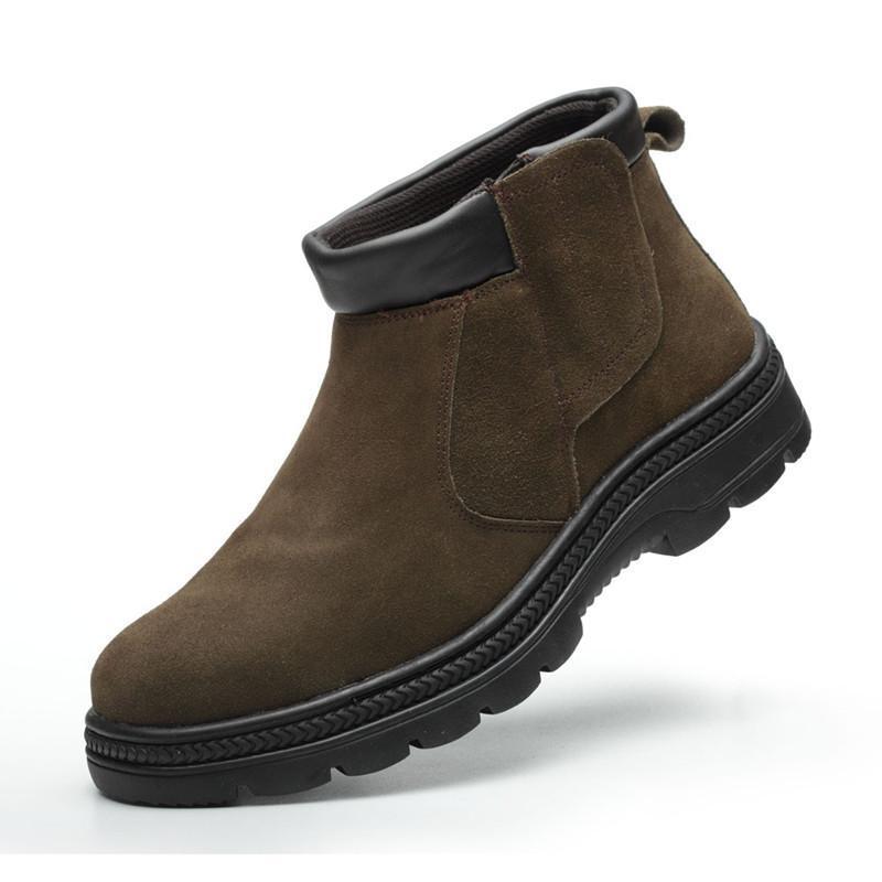 Chelsea Boots Suede - Męskie buty robocze casualowe ze skóry