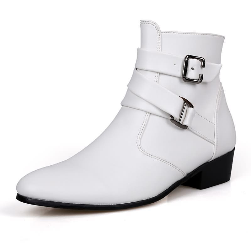 Chelsea Boots Suede - Luksusowe buty męskie Skórzane buty Chelsea