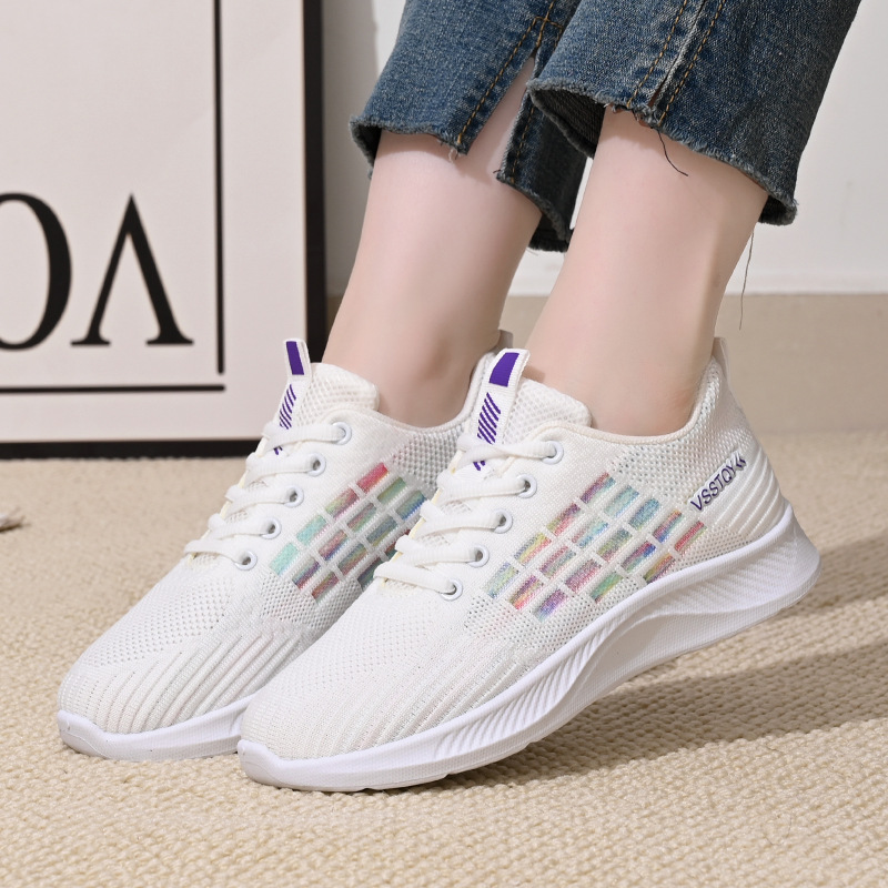 Running Shoes Lightweight - Stare pekińskie buty materiałowe damskie, oddychające,