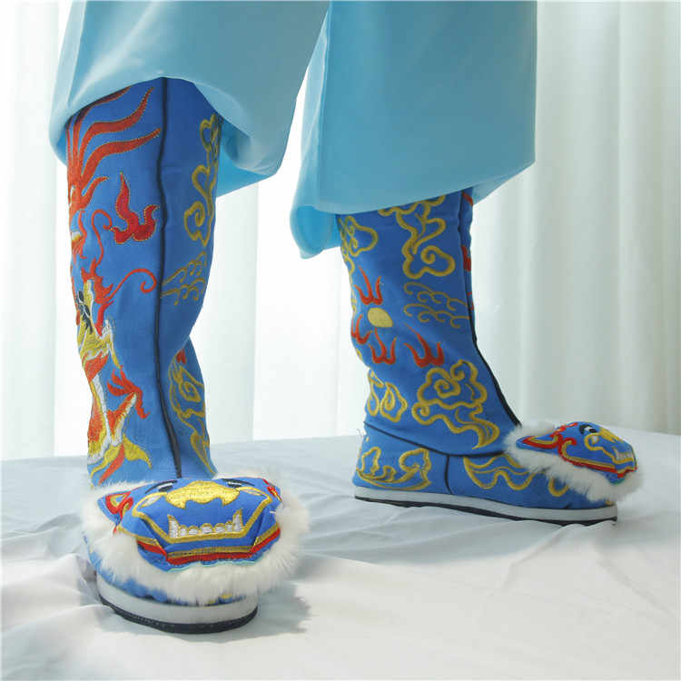 Men Shoes China - Chińskie opery głowa tygrysa buty starożytne