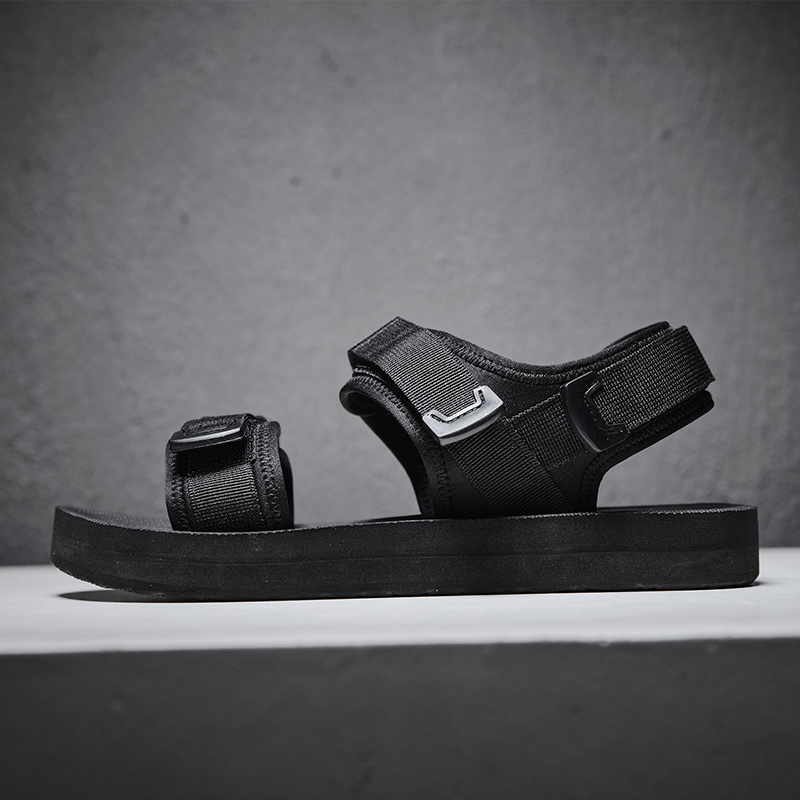 Regulowane sandały płaskie na  – Men Shoes Velcro recenzja i cena