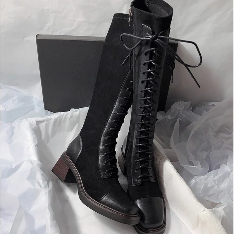 Damskie kozaki za kolano ze sz – Chelsea Boots Suede recenzja i cena