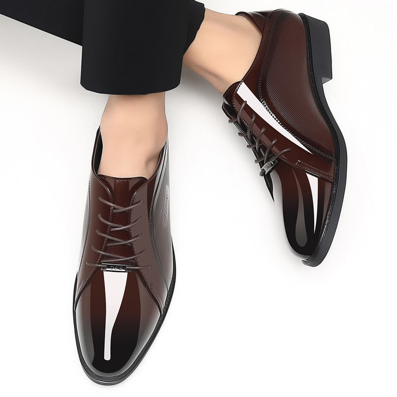 Jasne Czarne Eleganckie Męskie – Men Shoes Clearance recenzja i cena