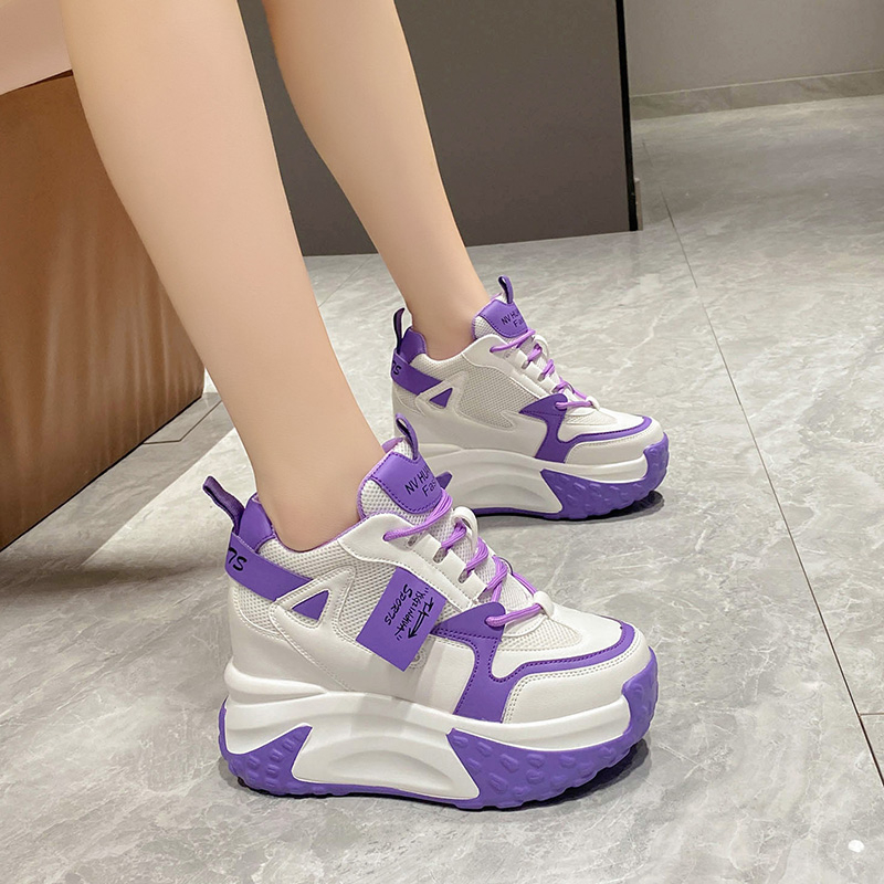 Damskie sneakersy na wysokiej  – Mesh Trainer Breathable recenzja i cena