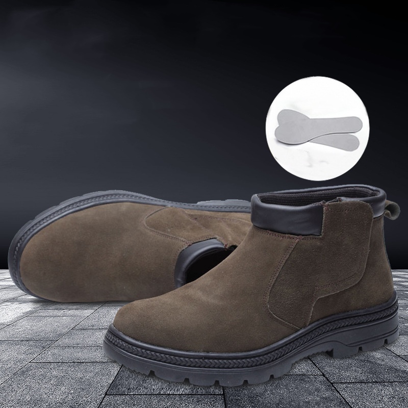 Męskie buty robocze casualowe  – Chelsea Boots Suede recenzja i cena