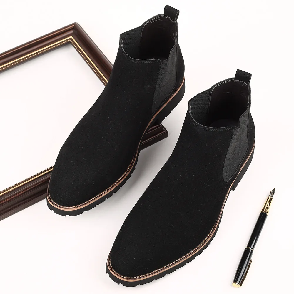 Męskie botki do kostki w stylu – Chelsea Boots Suede recenzja i cena
