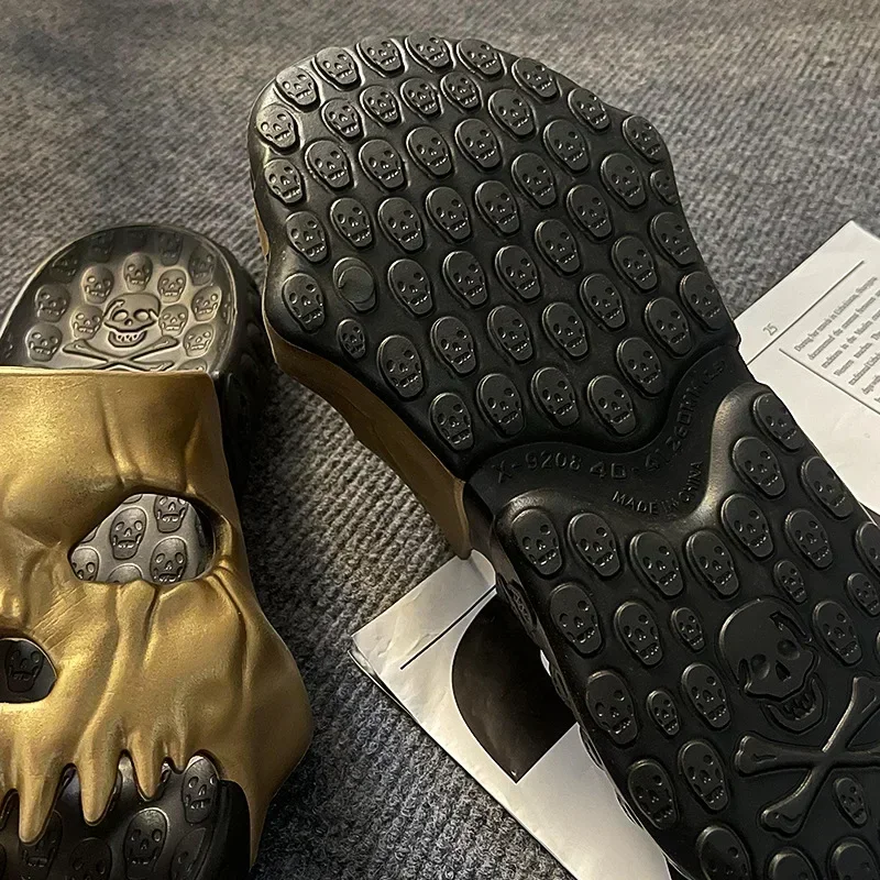 Letnie męskie klapki z czaszką – Men'S Shoes Cloud recenzja i cena