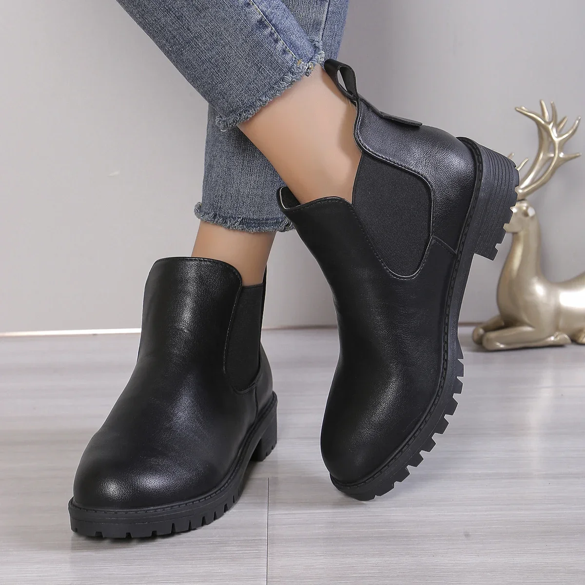 Botki damskie Casual Chelsea A – Chelsea Boots Suede recenzja i cena