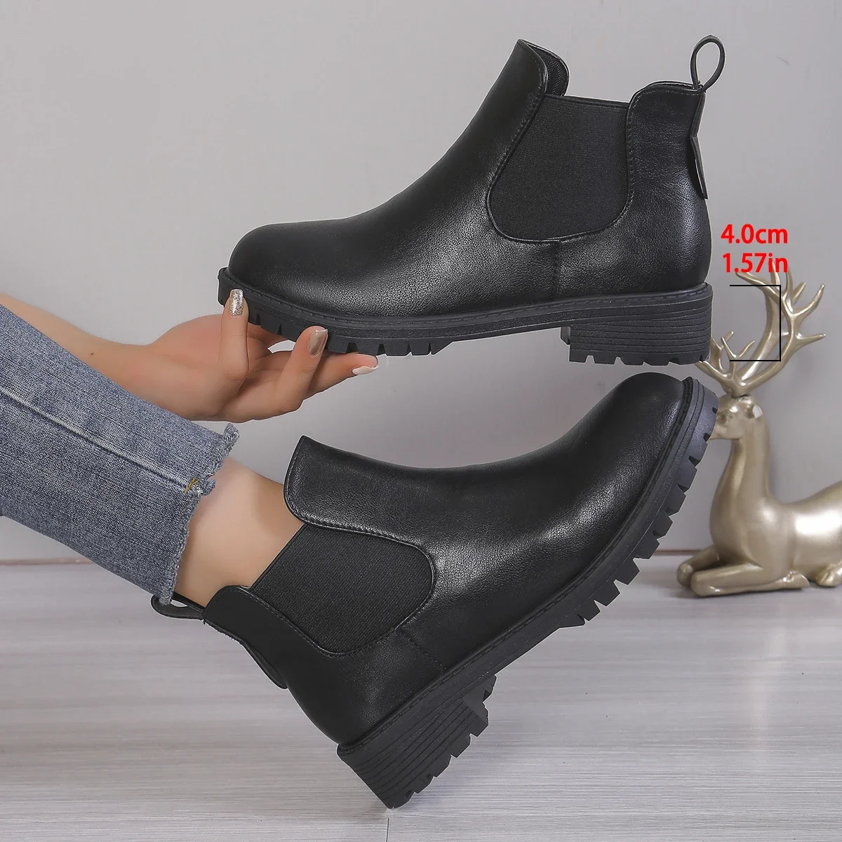 Botki damskie Casual Chelsea A – Chelsea Boots Suede recenzja i cena