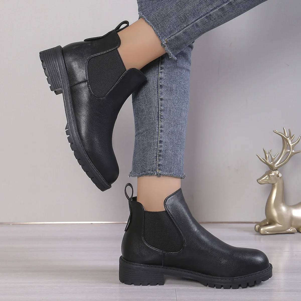 Botki damskie Casual Chelsea A – Chelsea Boots Suede recenzja i cena