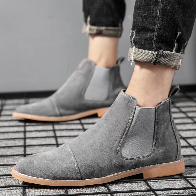 Męskie botki Chelsea ze skóry  – Chelsea Boots Suede recenzja i cena