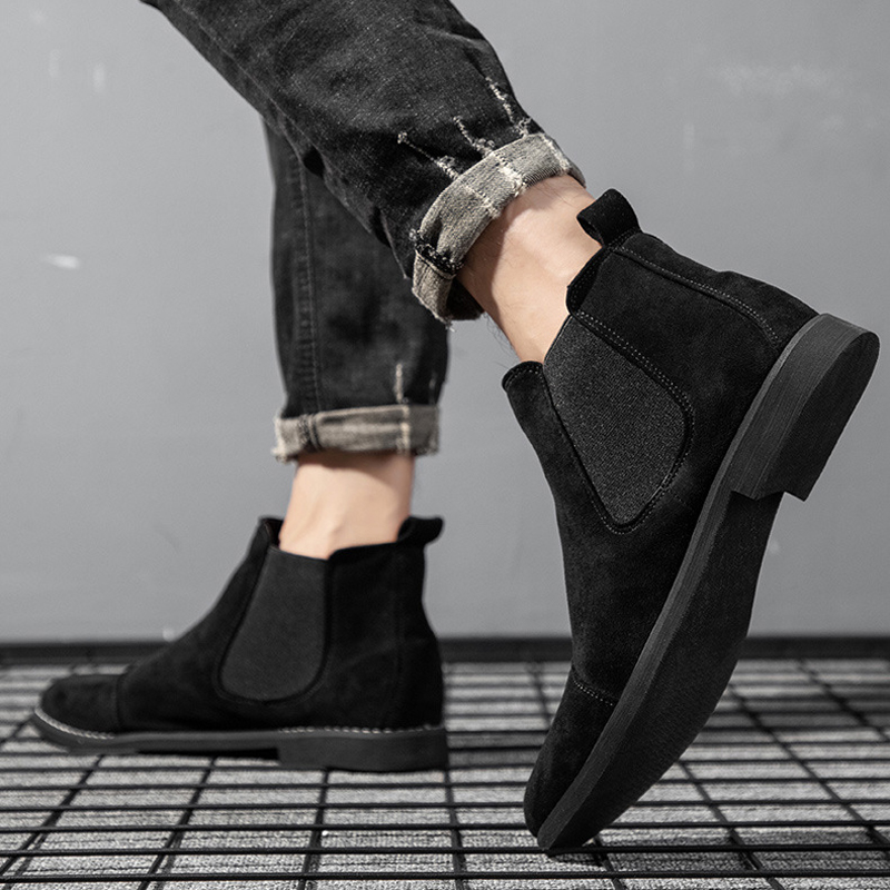 Męskie botki Chelsea ze skóry  – Chelsea Boots Suede recenzja i cena
